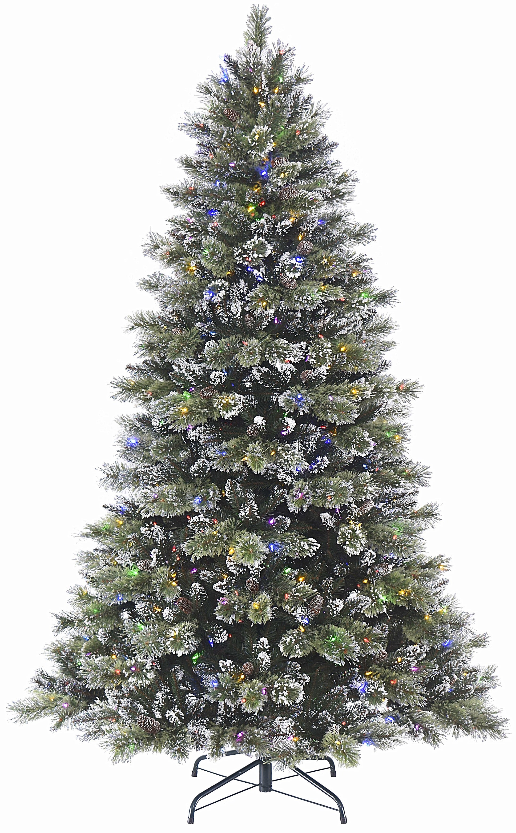 Crystal Elegance Pine Dual Color LED PowerConnect™ Pre-Lit Artificial Christmas Tree