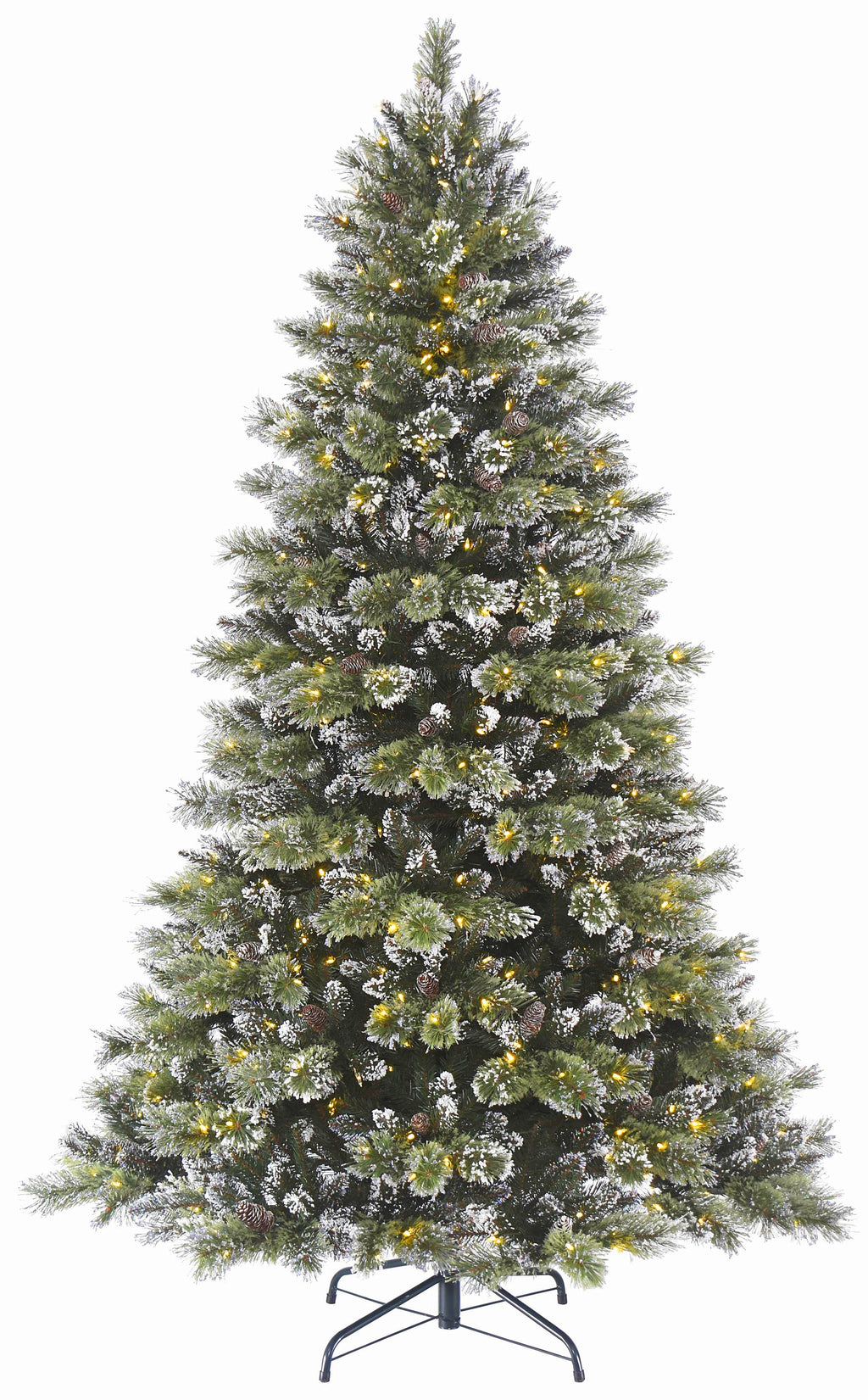 Crystal Elegance Pine Dual Color LED PowerConnect™ Pre-Lit Artificial Christmas Tree