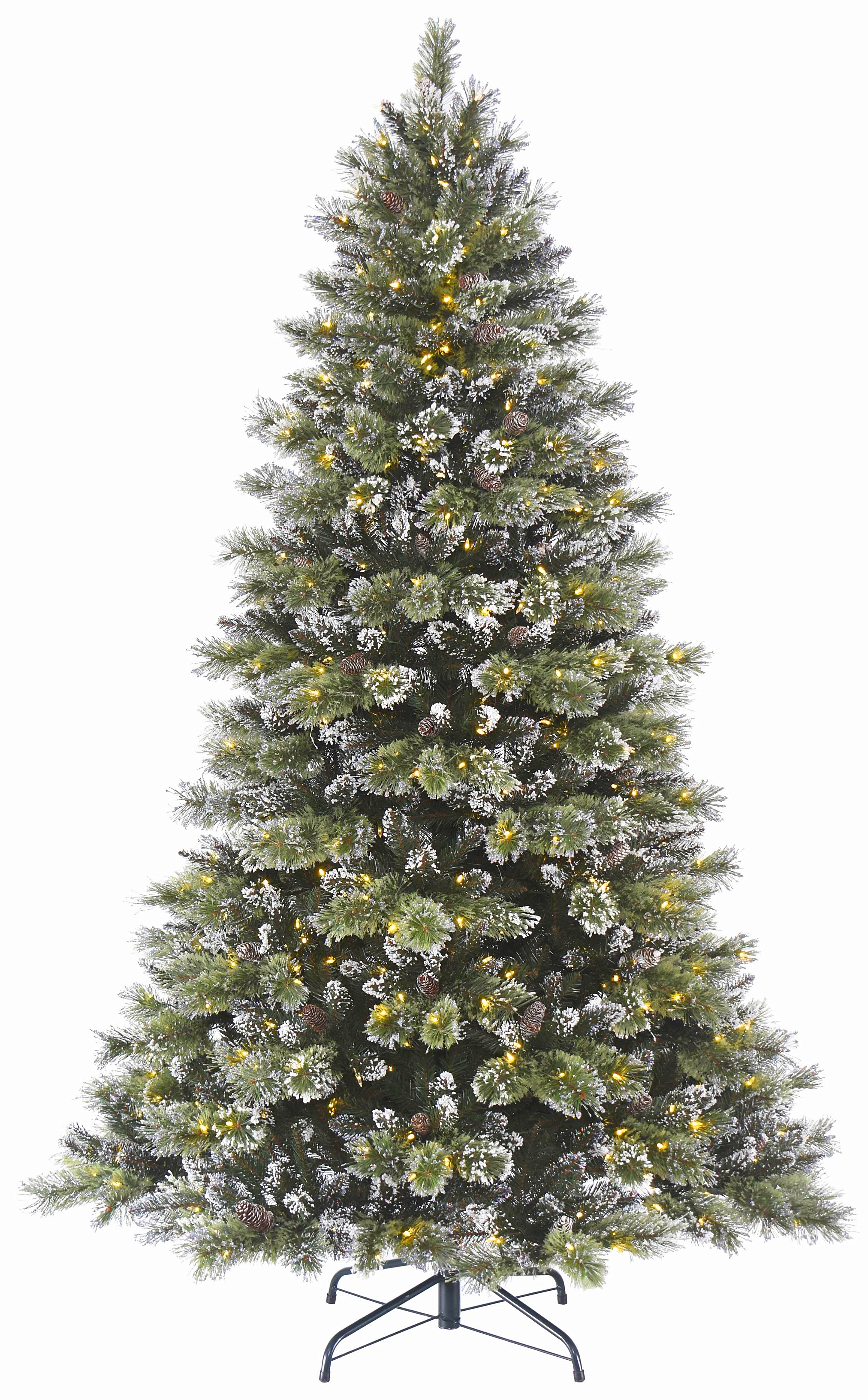 Crystal Elegance Pine Dual Color LED PowerConnect™ Pre-Lit Artificial Christmas Tree