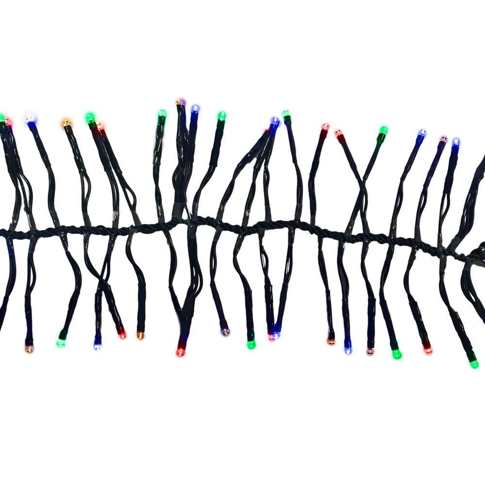 768 LED Twinkling Cluster Rice Christmas Lights on a Reel