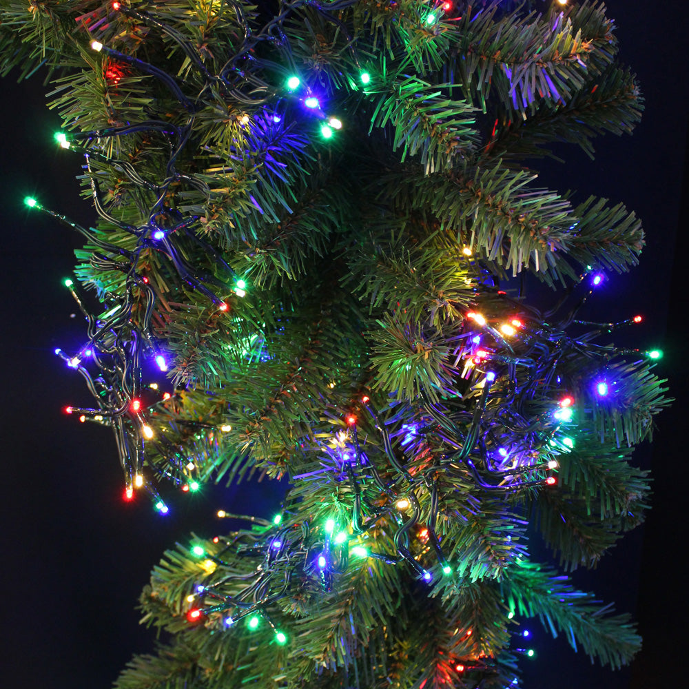 768 LED Twinkling Cluster Rice Christmas Lights on a Reel