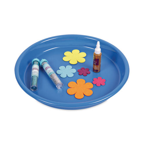 Little Artist's Antimicrobial Craft Tray, 13 Dia., Blue