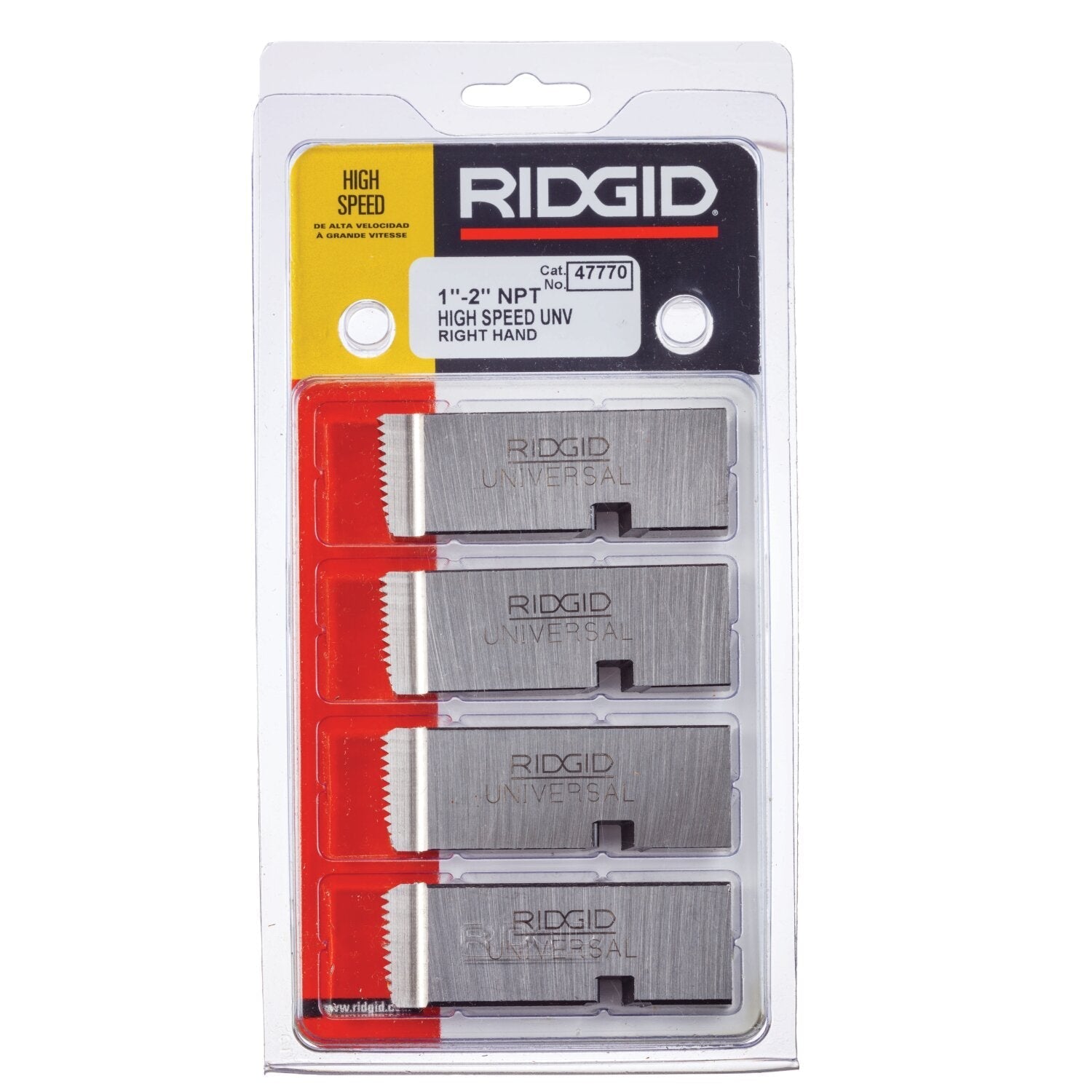 Ridgid 47770 1 - 2 Pipe Dies for use in Universal Die Heads (Nos. 504A, 711, 713, 811A, 815A, 816, 817 and 842)