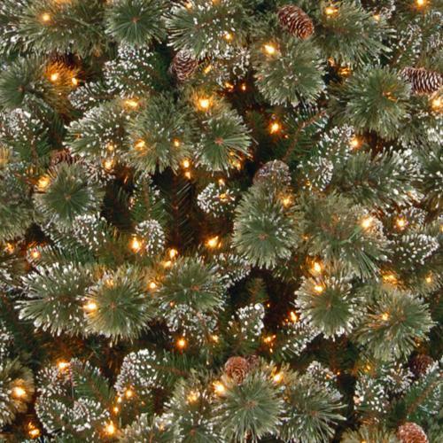 Crystal Elegance Pine Dual Color LED PowerConnect™ Pre-Lit Artificial Christmas Tree