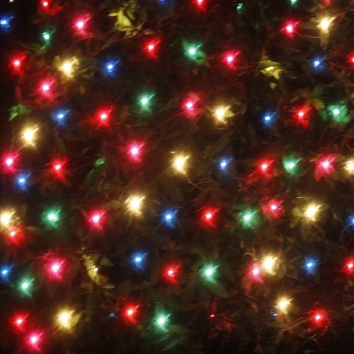150 Shimmering Net-Style Mesh Christmas Lights