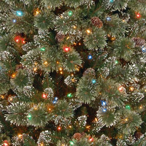 Crystal Elegance Pine Dual Color LED PowerConnect™ Pre-Lit Artificial Christmas Tree