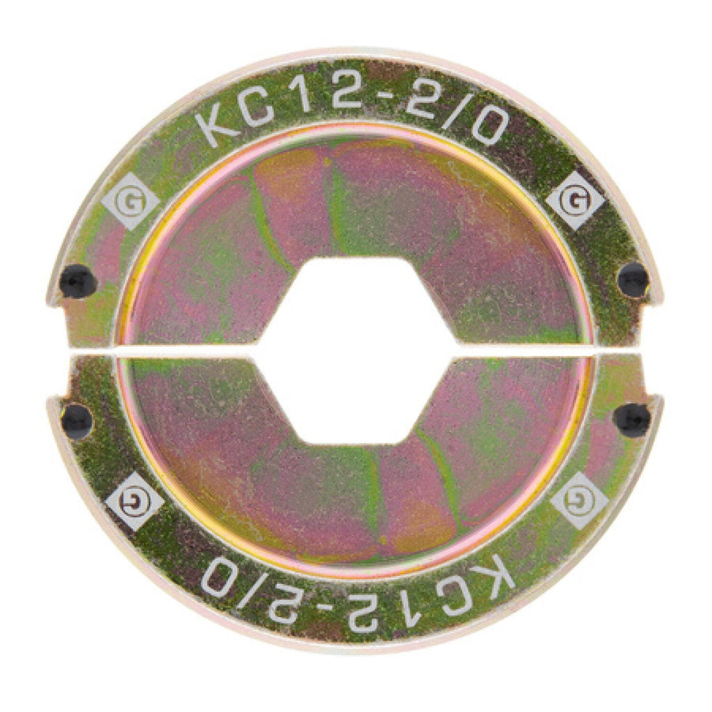 NSI KC12-2/0 U-Type Die #2/0 Awg Copper 1 Pair Black