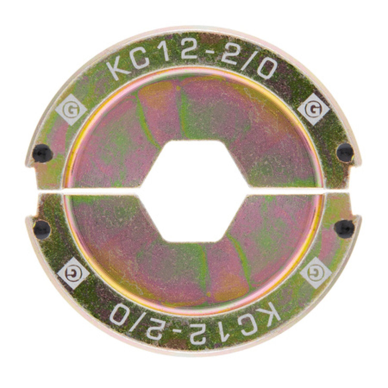 NSI KC12-2/0 U-Type Die #2/0 Awg Copper 1 Pair Black