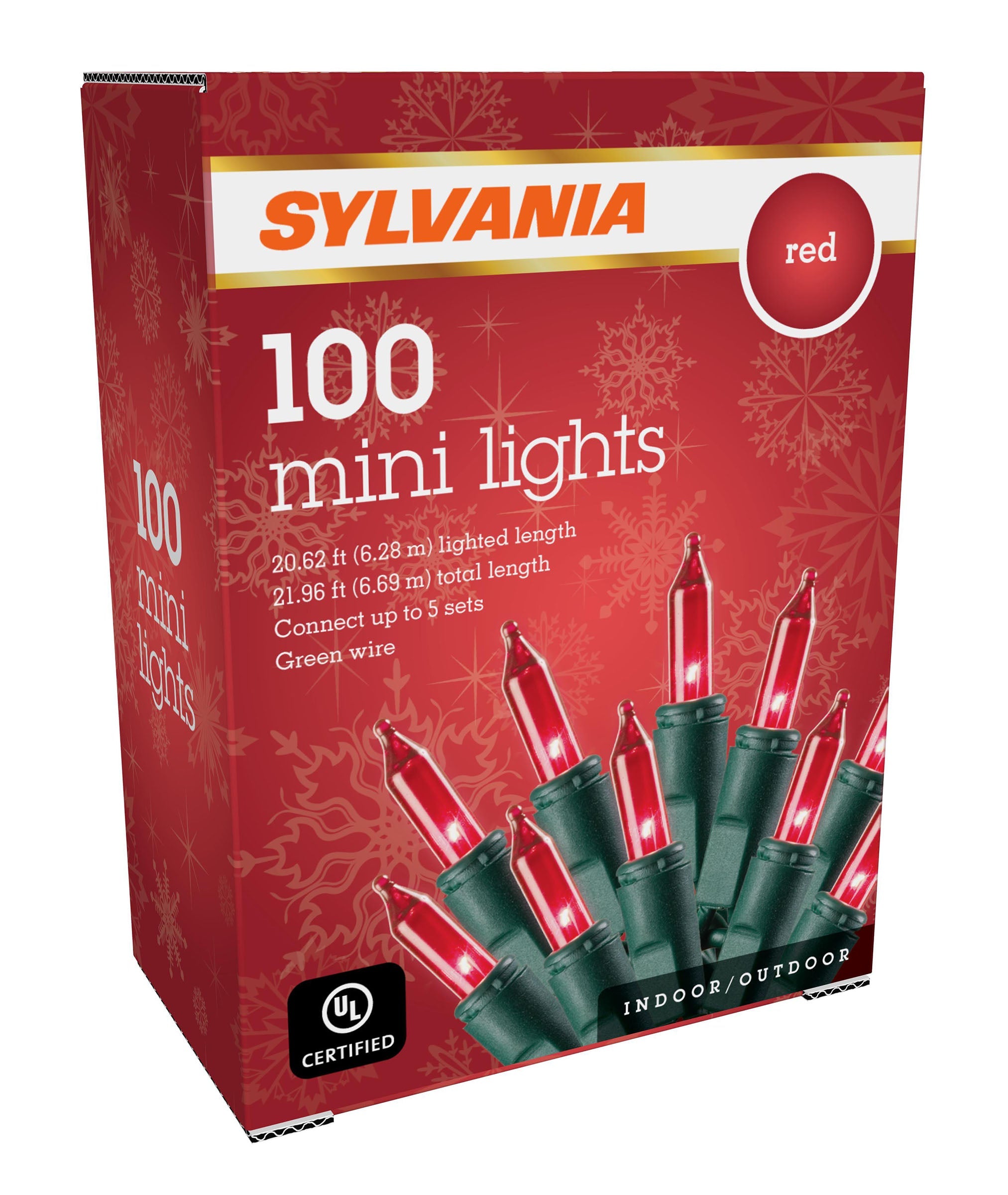 Set of 100 Mini Christmas Lights by Sylvania