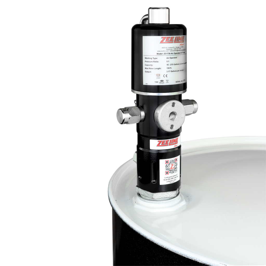 ZE1730 – 5:1 Pneumatic Stub Style Standard Flow Rate Piston Pump