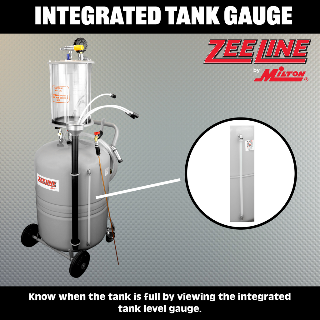 ZE21EVB – 21-Gallon Professional Fluid Evacuator w/Measuring Bowl