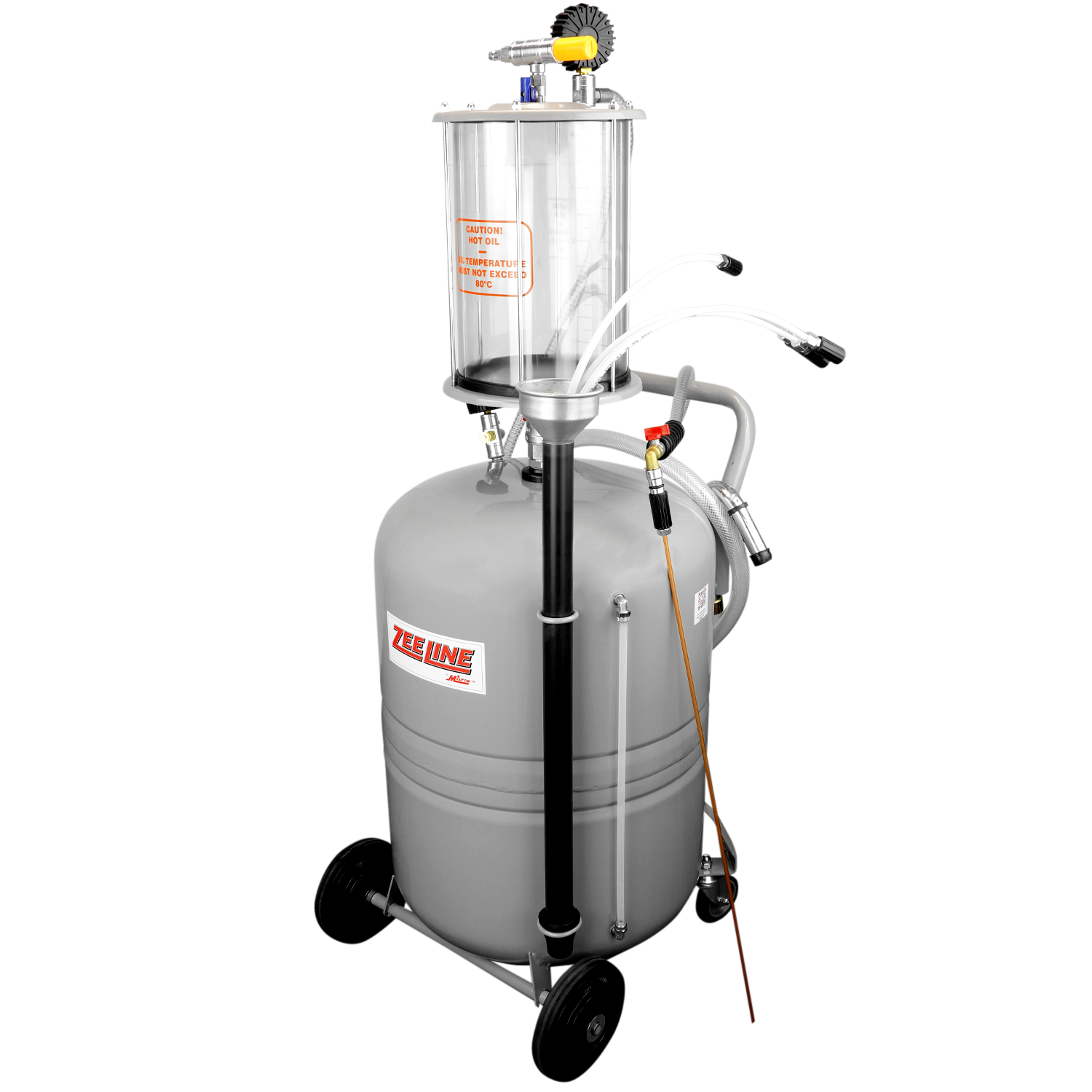 ZE21EVB – 21-Gallon Professional Fluid Evacuator w/Measuring Bowl