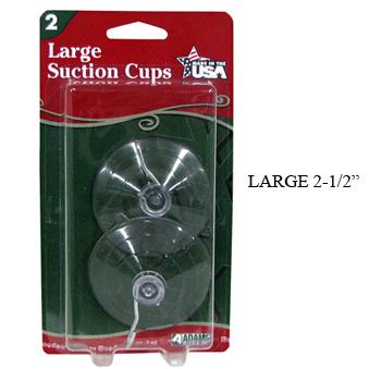 Adams Super Strong Suction Cups with Hook