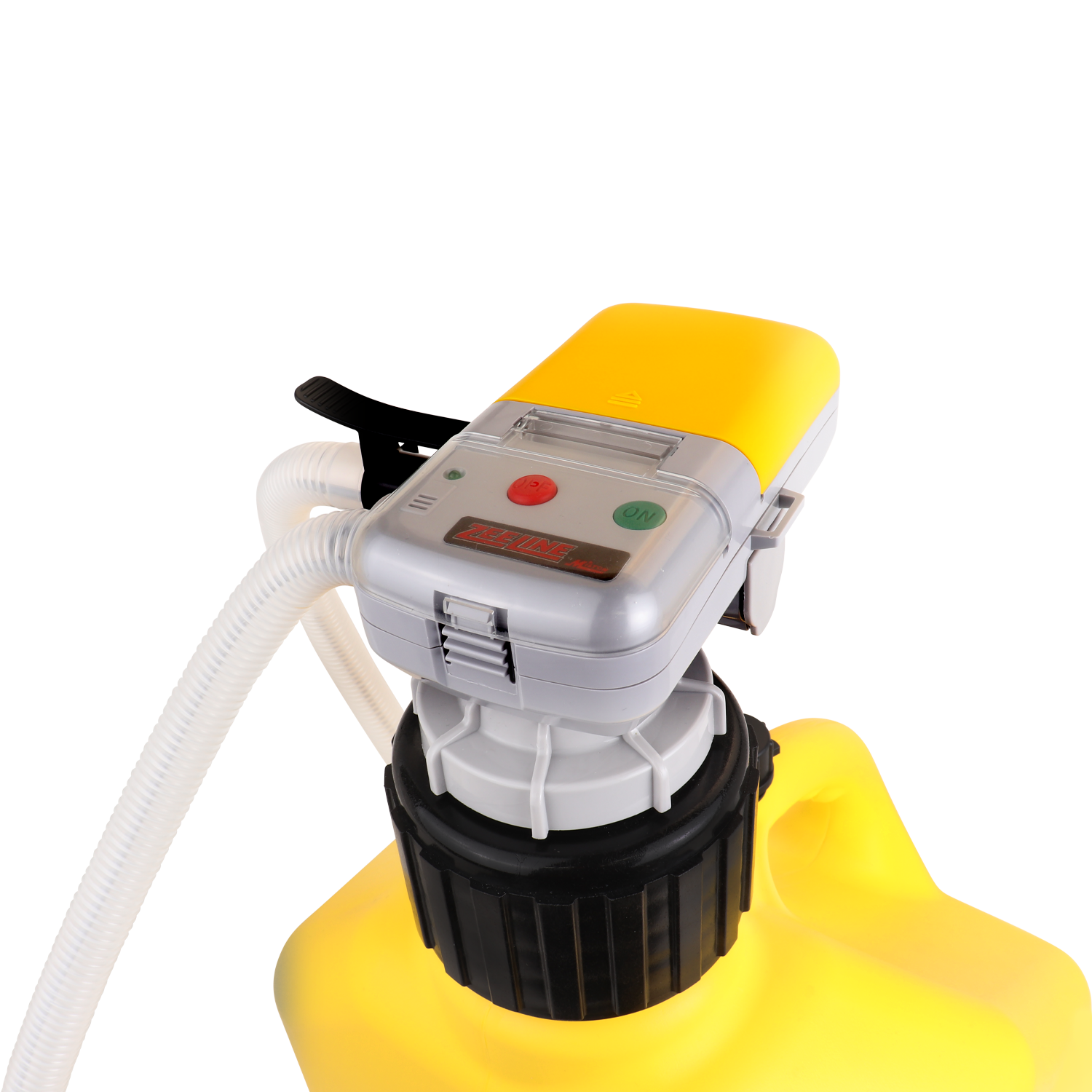 ZE1030XLD – AA Battery Powered Fuel Can Transfer Pump for Racing Style Fuel Cans